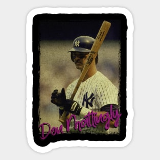 Don Mattingly New York Yankees Sticker